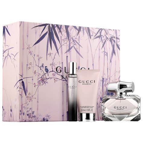 gucci gift sets for her|gucci bamboo gift set 75ml.